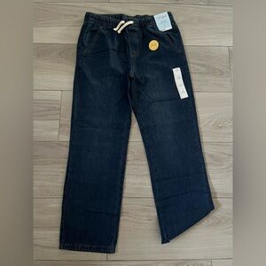 Cat and Jack Pull On boys Dark Blue Denim Pants
